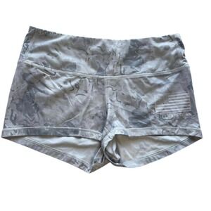 Rogue American Apparel Womens Grey Camo Athletic Booty Shorts Size‎ 6 USA Made